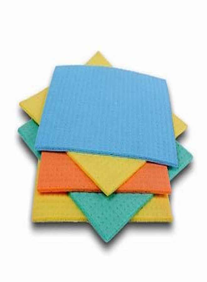 Shopfleet Sponge Wipe for Kitchen Cleaning and Multipurpose Use (Pack of 10 Pieces) Multicolor - Image 2